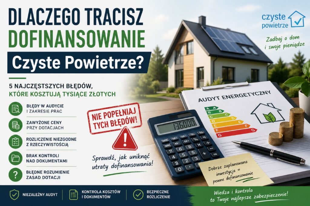 dlaczego tracisz dotację z programu Czyste Powietrze