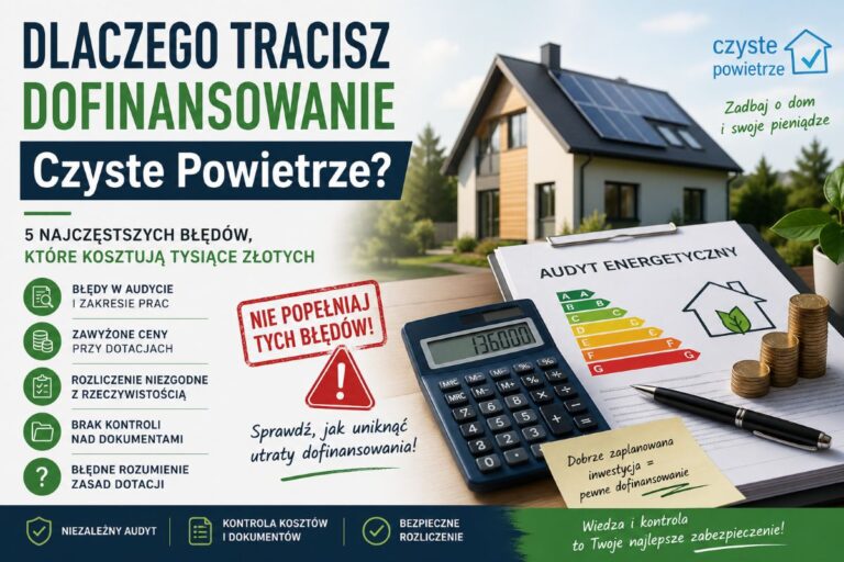 dlaczego tracisz dotację z programu Czyste Powietrze